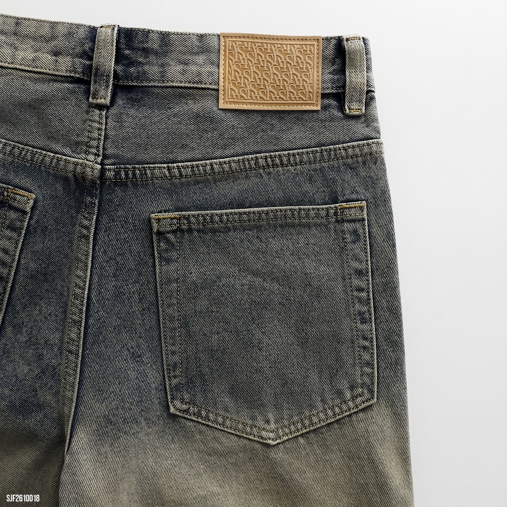 Shorts Jean Fapas Relaxed Ombre