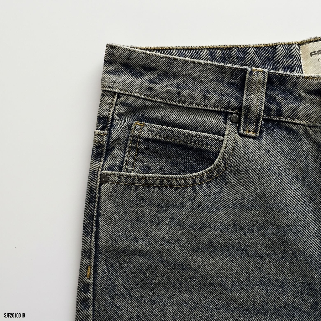 Shorts Jean Fapas Relaxed Ombre