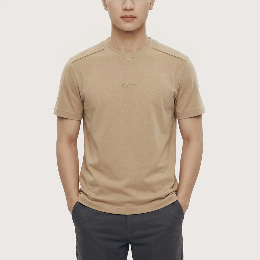Áo Thun Fapas Regular Emboss