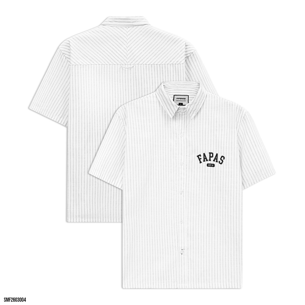 Sơ Mi Tay Ngắn Fapas Boxy EST.19