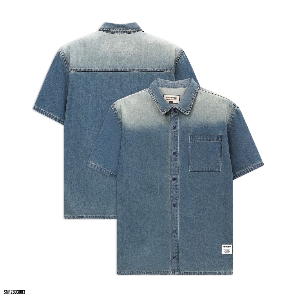 Sơ Mi Tay Ngắn Jean Fapas Boxy Dream