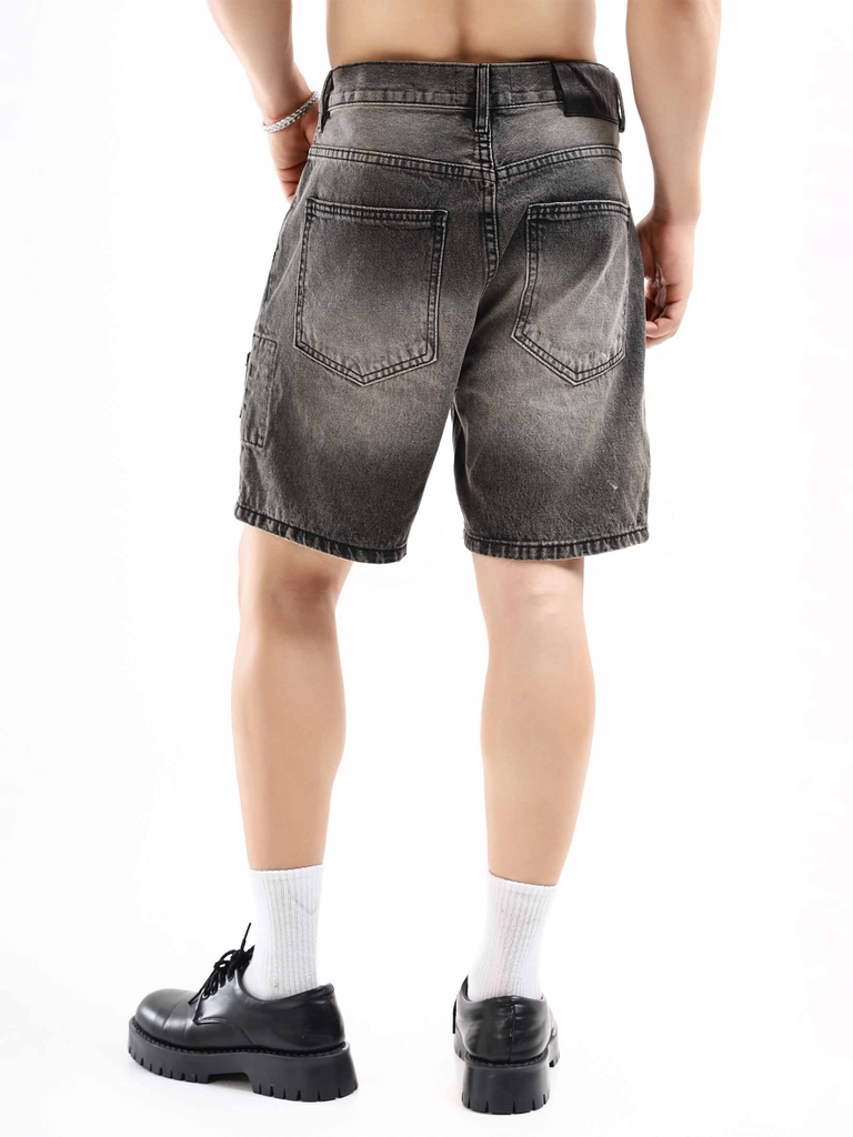 Quần Shorts Jean Relaxed Squash