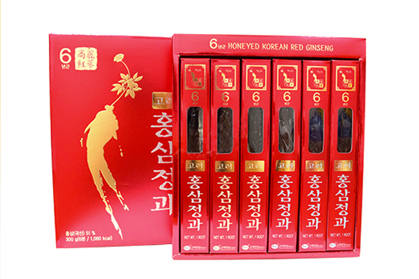 Hồng Sâm Củ Tẩm Mật Ong KGS - 6 củ