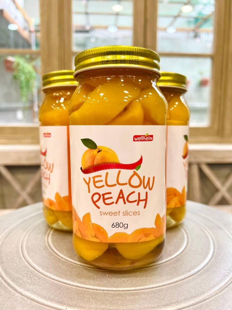 Đào ngâm Hàn Quốc Yellow Peach Slices (680g)