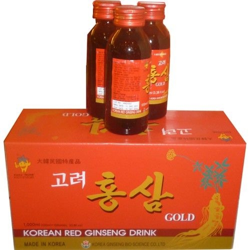 Nước Uống Hồng Sâm Hộp 10 Chai - Bio Apgold