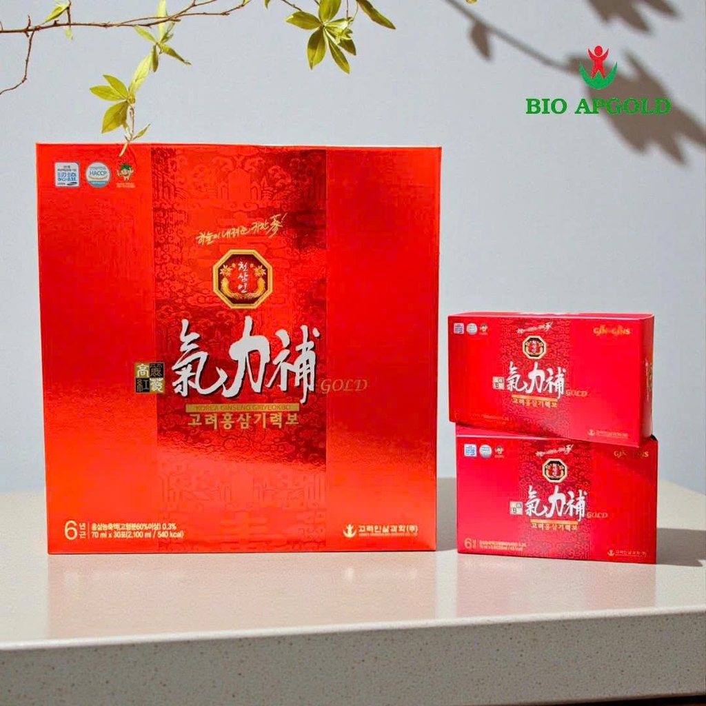 Nước Uống Hồng Sâm 6 Năm Tuổi Giryeokbo Hàn Quốc – Hộp 30 Gói