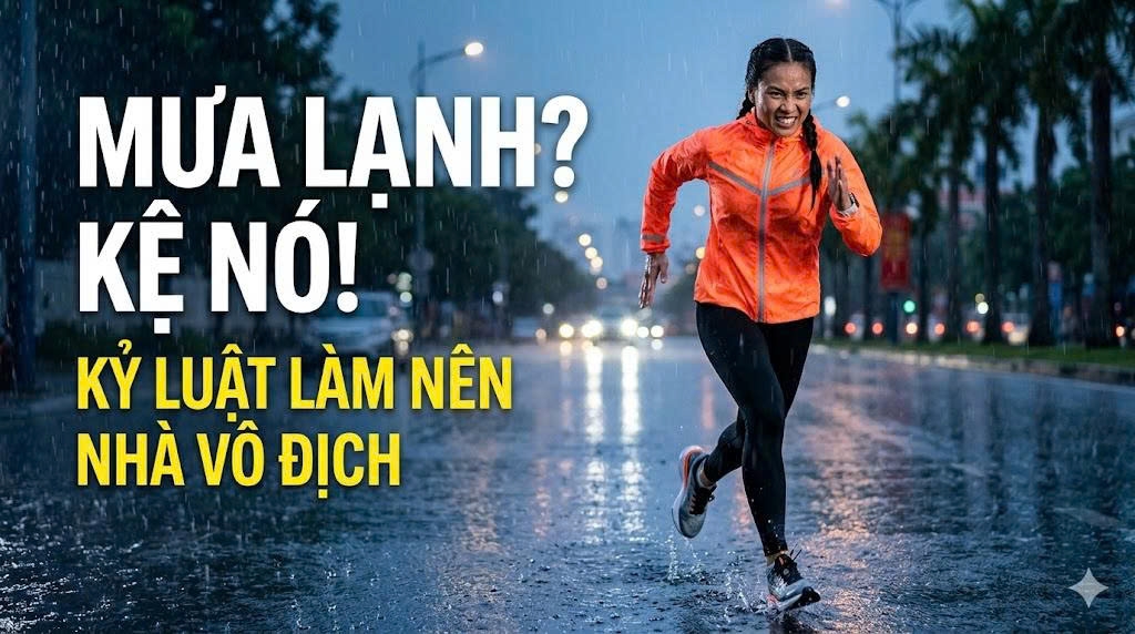 Làm sao để giữ vững động lực tập luyện và vượt qua sự lười biếng trong những ngày mưa lạnh?