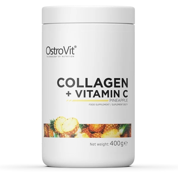 Ostrovit Collagen + Vitamin C (400g) - Hỗ trợ mọc tóc, móng tay chắc khỏe, trẻ hóa lan da