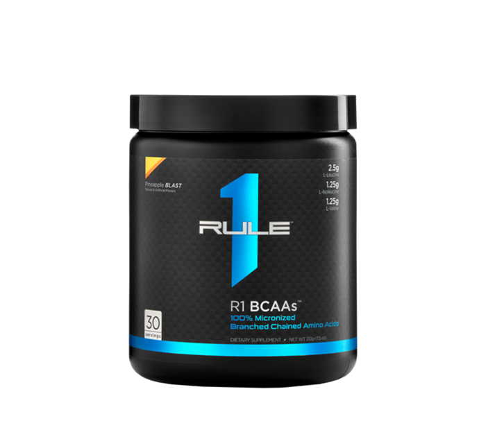 RULE1 BCAA - PHỤC HỒI CƠ BẮP TỐI ƯU (30 LẦN DÙNG)