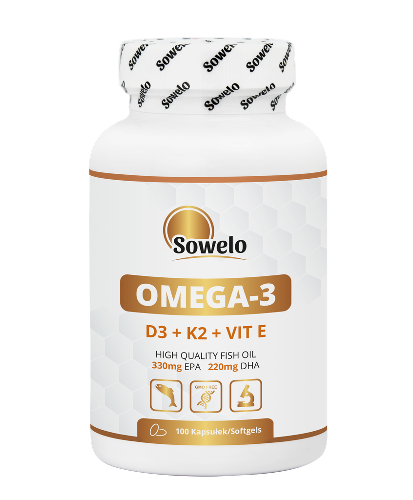 SOWELO OMEGA3 D3 K2 - 100 VIÊN