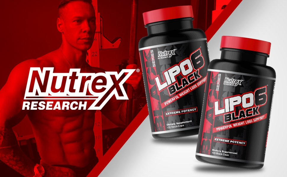 NUTREX LIPO6 BLACK ULTRA FAT BURNER, ĐỐT MỠ  LIPO 6 MẠNH MẼ (60 VIÊN)