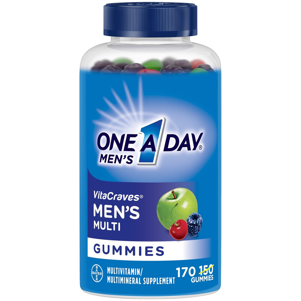 One A Day Men's Gummies Multi Vitamin - 170 viên