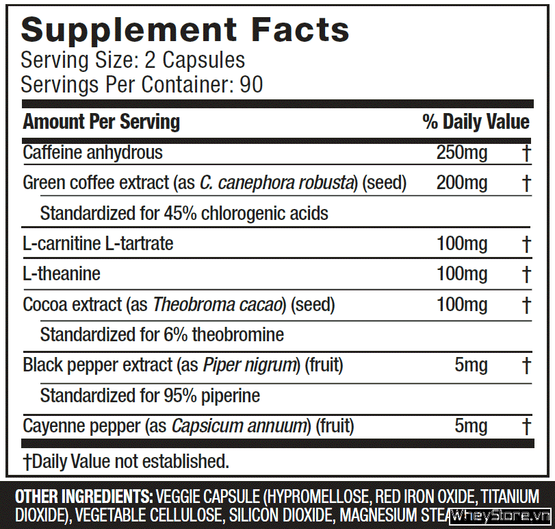 HYDROXYCUT ELITE - 100 VIÊN