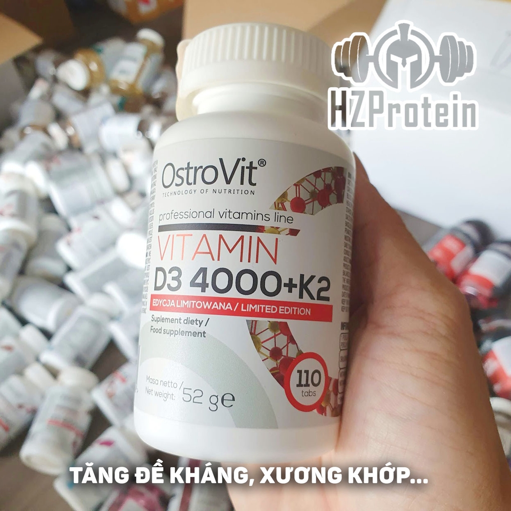 Ostrovit Vitamin D3 4000+K2 (110 viên)