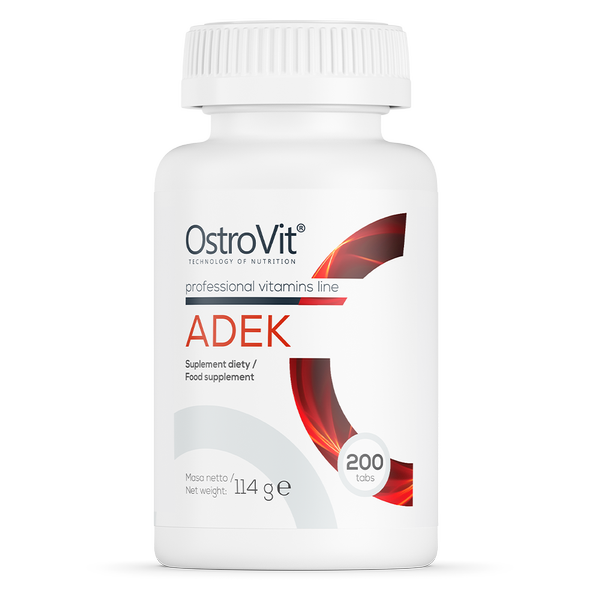 OSTROVIT VITAMIN ADEK - VIÊN UỐNG BỔ SUNG 4 LOẠI VITAMIN A, D3, E, K2 (200 VIÊN)