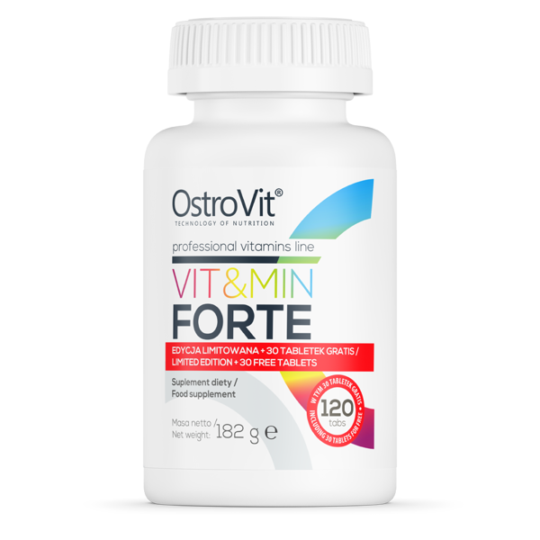 Ostrovit VIT & MIN FORTE, Vitamin Tổng hợp (90/120 viên)
