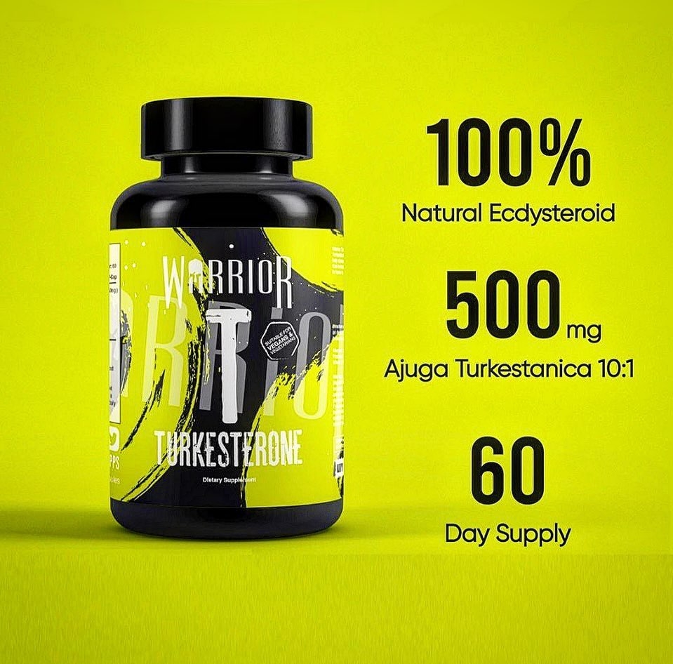 Warrior T Turkesterone - 60 Capsules