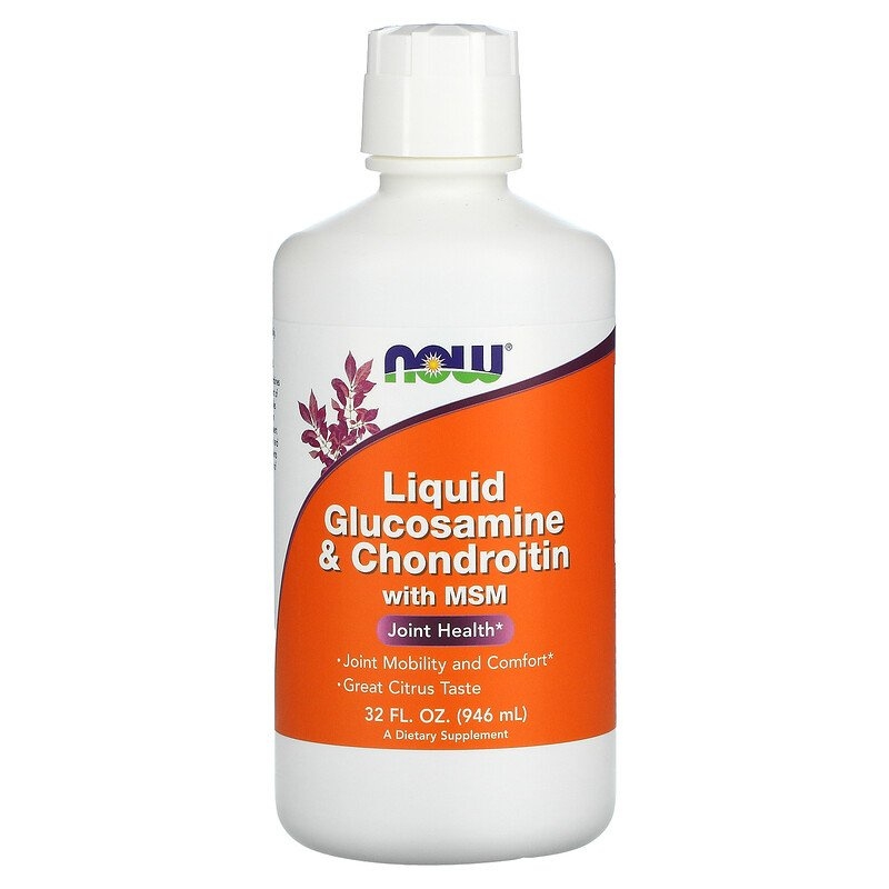 Now Liquid Glucosamine & Chondroitin With MSM (946ml)
