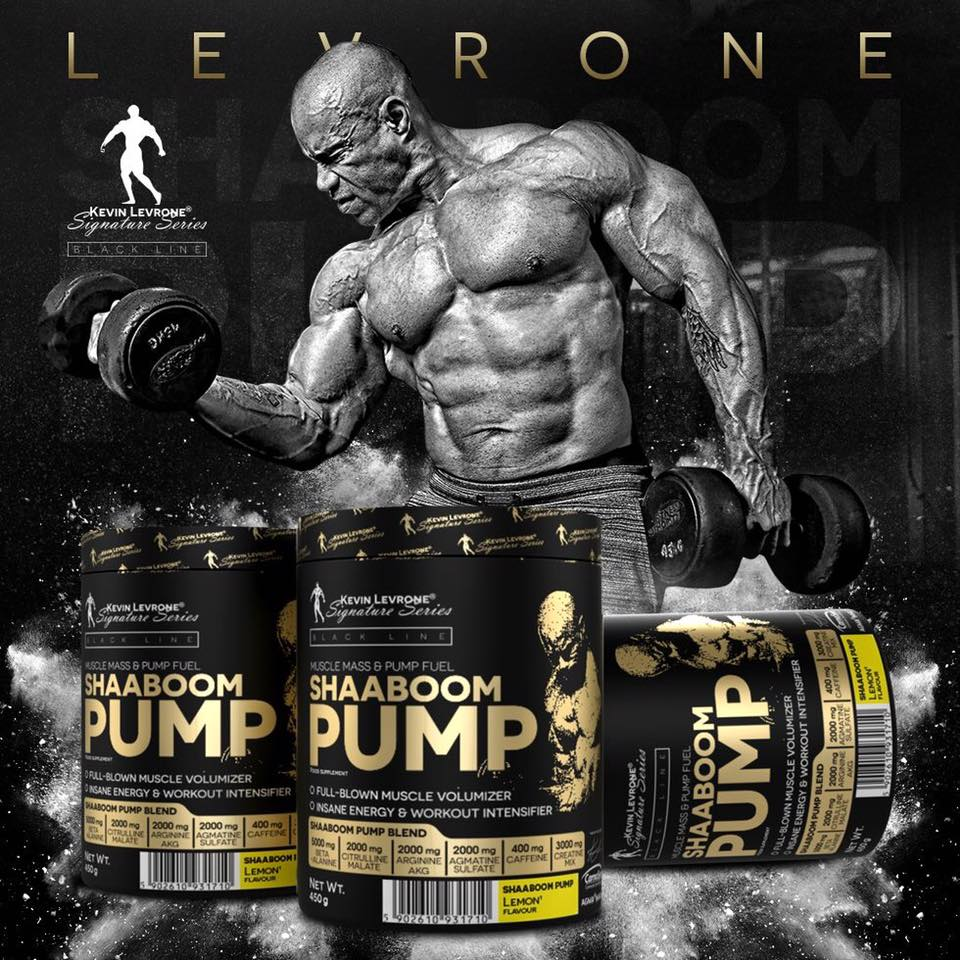 Kevin Levrone Shaaboom PUMP Preworkout  -Tăng Sức Mạnh (44 Lần Dùng)