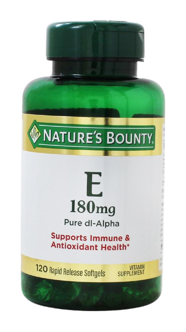 Nature Bounty Vitamin E 180mg/400 IU - (120 Viên)