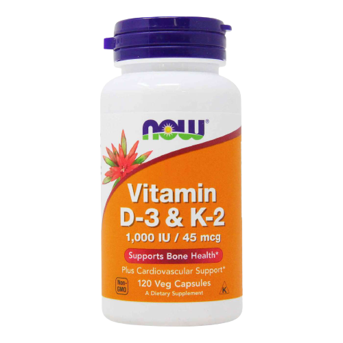 NOW Vitamin D3 K2 1000IU 120 viên