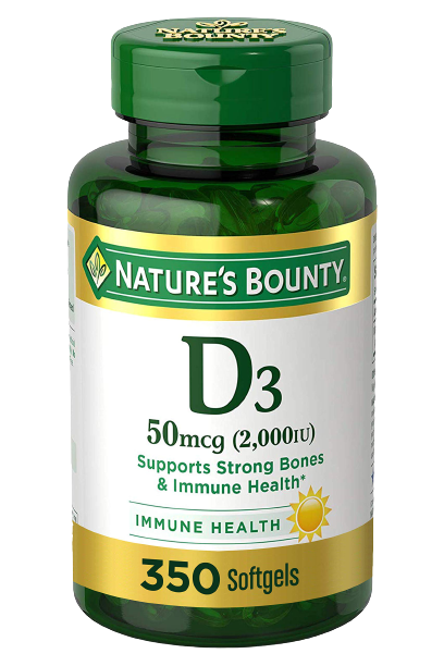 Nature's Bounty Vitamin D3 2000IU - (350 Viên)