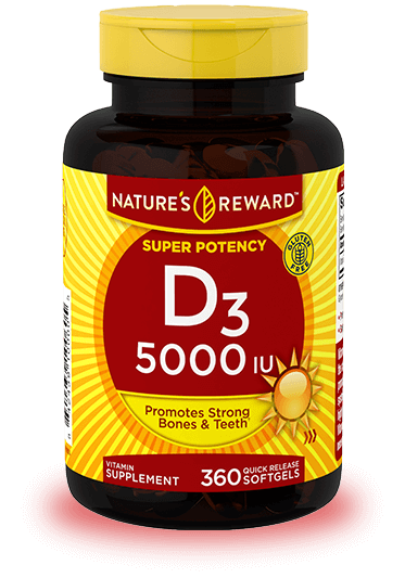 Nature's Reward Vitamin D3 5000IU (360 viên)