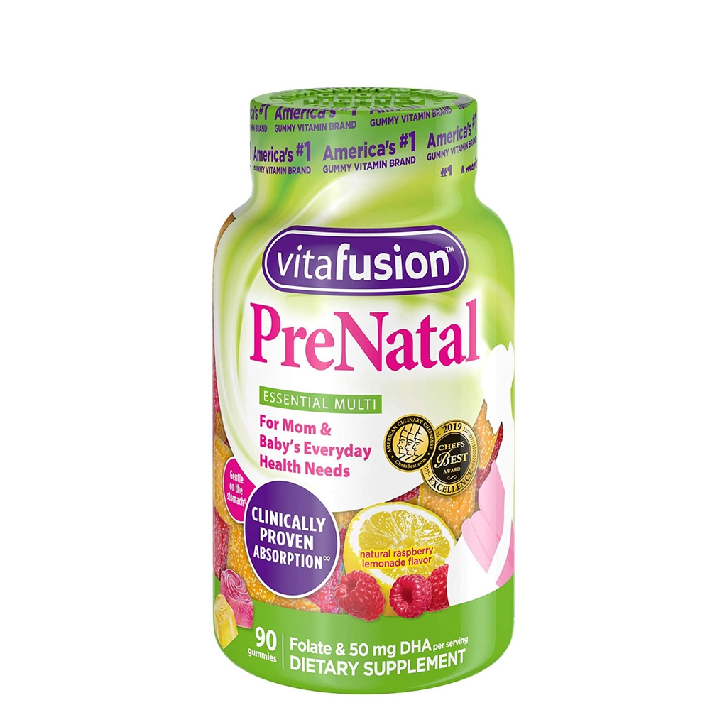 VITAFUSION PRENATAL - KẸO DẺO BỔ SUNG VITAMIN CHO BẦU (90 VIÊN)