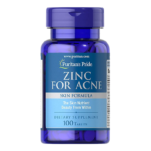 ZINC FOR ACNE PURITAN'S PRIDE - 100 VIÊN