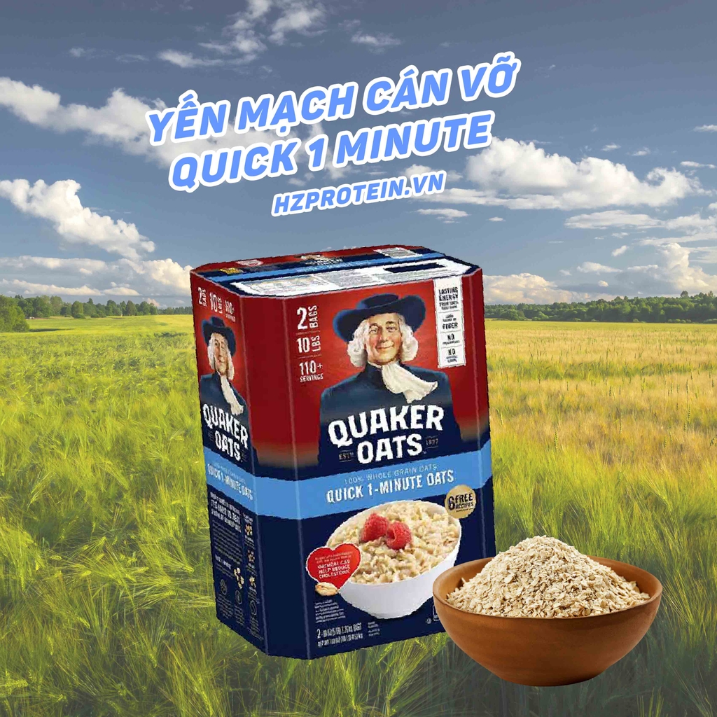 YẾN MẠCH NGUYÊN CHẤT CHÍNH HÃNG 100% THÙNG 10LBS (4.54 KG)