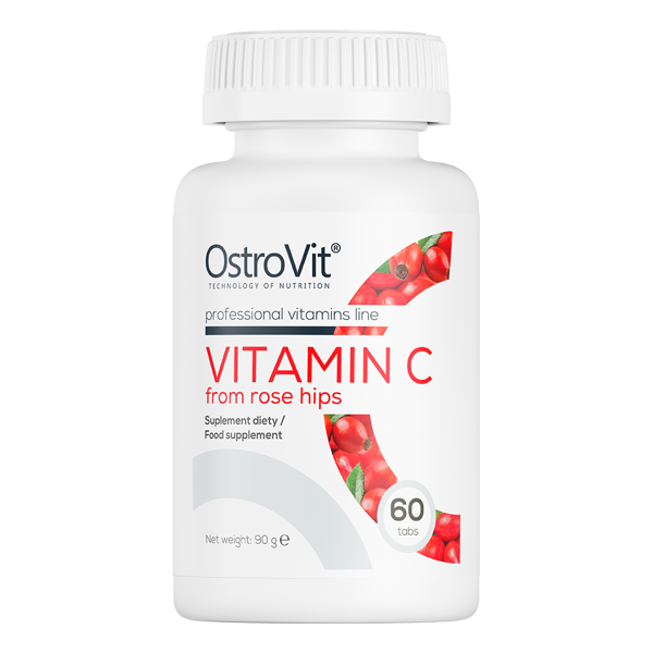 Ostrovit Vitamin C Rose Hip Chiết Xuất Tầm Xuân 1000mg - (60 Viên)