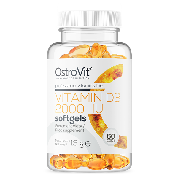 Ostrovit Vitamin D3 2000iu - 60 viên softgels