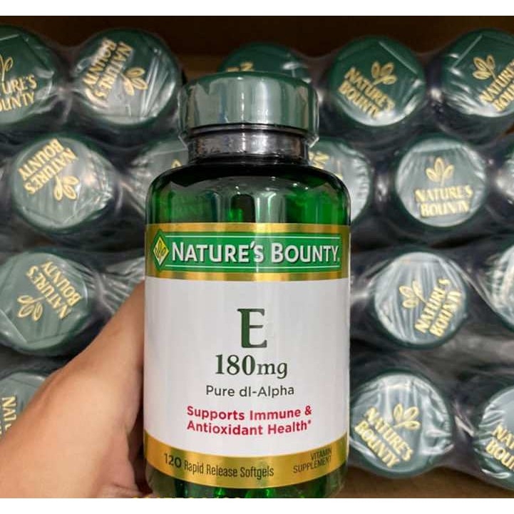 Nature Bounty Vitamin E 180mg/400 IU - (120 Viên)
