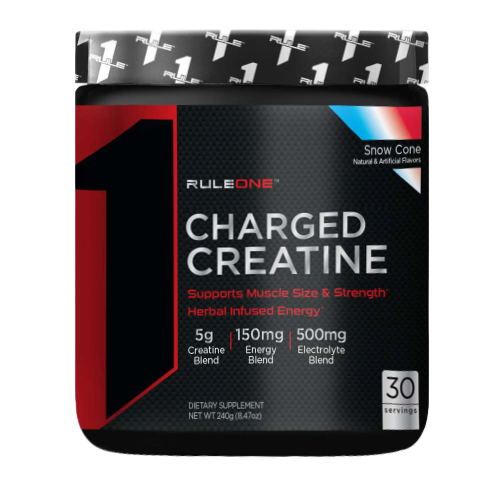 RULE1 CHARGED CREATINE  - TĂNG SỨC MẠNH, BỔ SUNG NĂNG LƯỢNG (30 LẦN DÙNG)