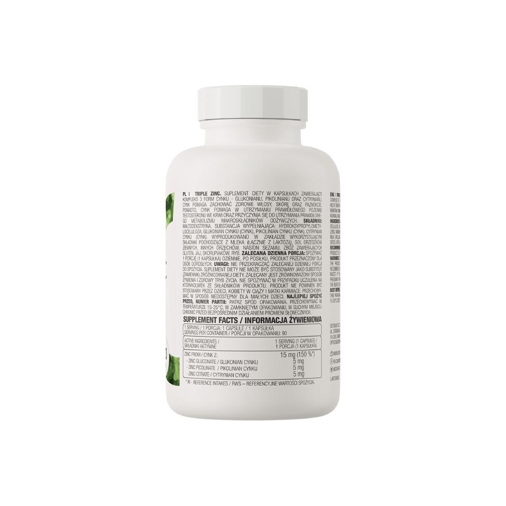 Ostrovit Triple Zinc (90 Viên) - Vitamin Kẽm và Khoáng Chất Cho Cơ Thể 15mg