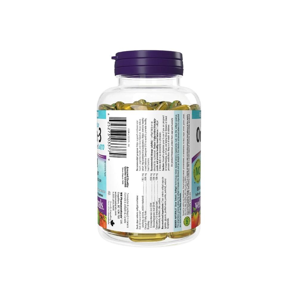 Webber Naturals Omega-3 with CoQ10 - Dầu Cá Hàm Lượng Cao