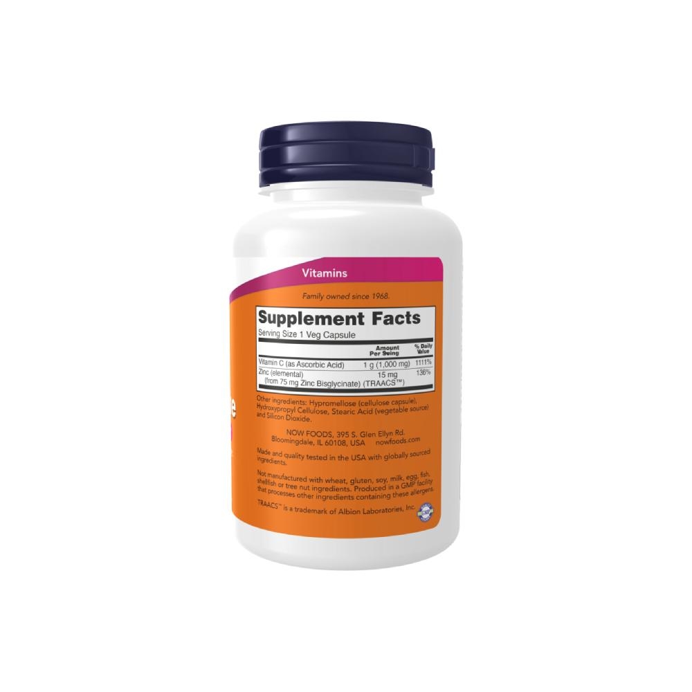 Now C-1000 Zinc Immune Seasonal Support Formula - Tăng Cường Khả Năng Miễn Dịch