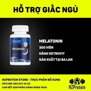 OSTROVIT MELATONIN 1MG (300 VIÊN) - HỖ TRỢ CẢI THIỆN GIẤC NGỦ