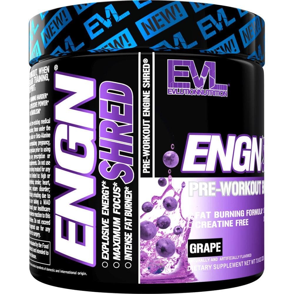 EVL ENGN SHRED - Hỗ Trợ Tăng Sức Mạnh Trước Tập Evlution ENGN Shred Pre Workout (30 lần dùng)