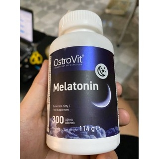 OSTROVIT MELATONIN 1MG (300 VIÊN) - HỖ TRỢ CẢI THIỆN GIẤC NGỦ