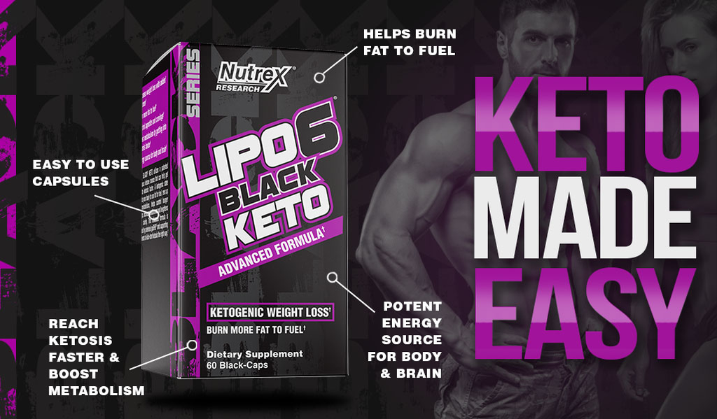 NUTREX LIPO6 BLACK KETO (60 VIÊN)