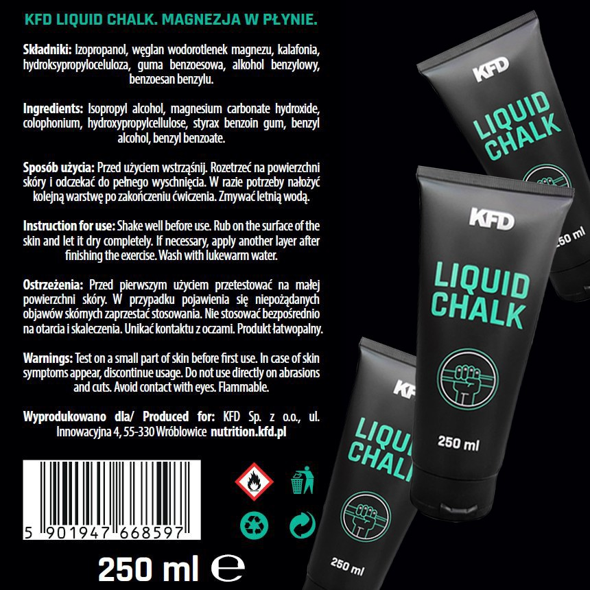 KFD LIQUID CHALK PHẤN DẠNG GEL - 250ML