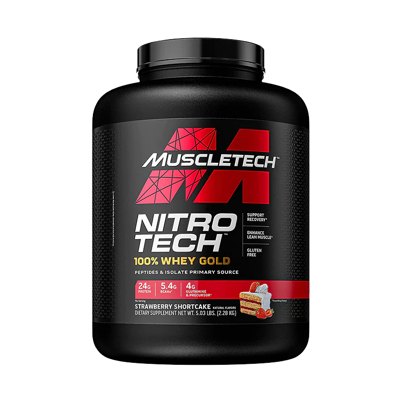 NITROTECH WHEY GOLD - Sữa Tăng Cơ Whey Protein Isolate  - 5.03 LBS