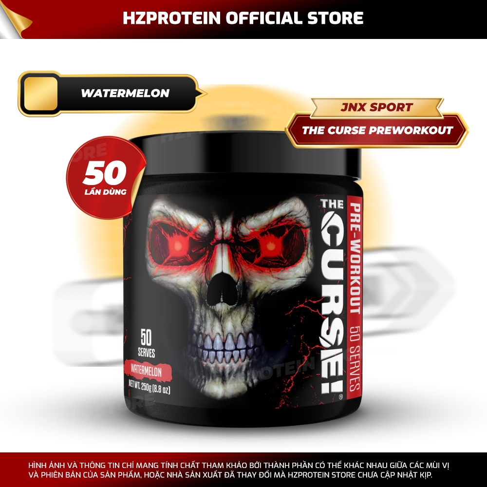 JNX THE CURSE - PREWORKOUT TĂNG SỨC MẠNH (50 LẦN DÙNG)