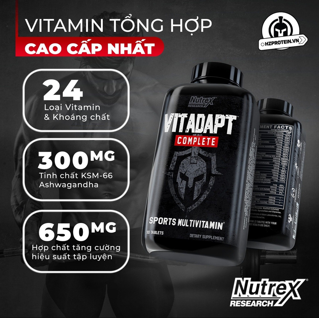 NUTREX VITADAPT COMPLETE - VITAMIN KHOÁNG CHẤT TỔNG HỢP (30 Viên)