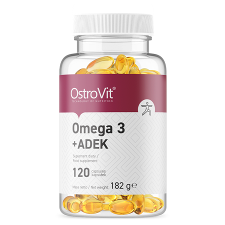 OSTROVIT OMEGA3 ADEK DẦU CÁ FISH OIL - 120 viên