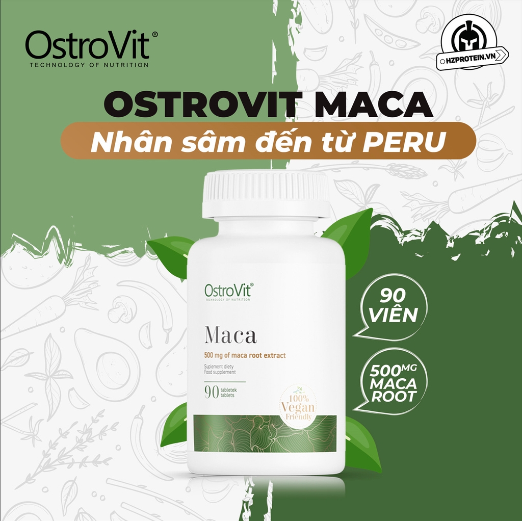 OSTROVIT MACA - NHÂN SÂM PERU - 90 VIÊN