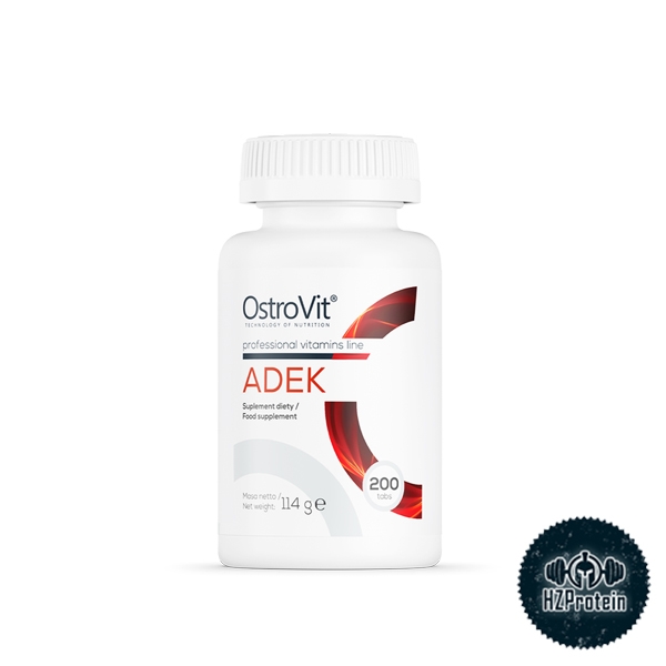 OSTROVIT VITAMIN ADEK - VIÊN UỐNG BỔ SUNG 4 LOẠI VITAMIN A, D3, E, K2 (200 VIÊN)