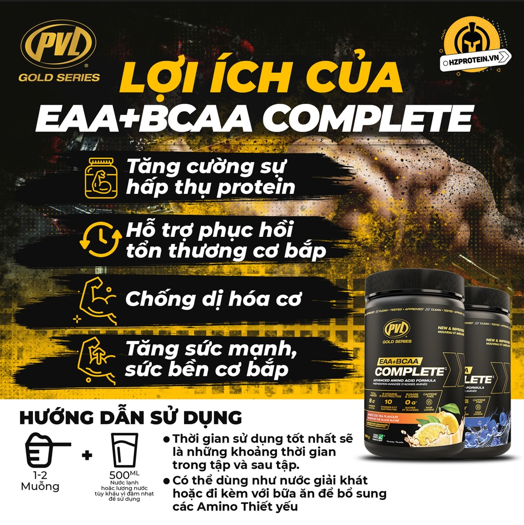 PVL EAA + BCAA COMPLETE (30 LẦN DÙNG)