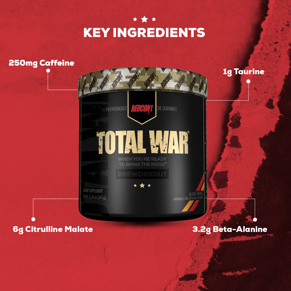 REDCON1 TOTAL WAR - PREWORKOUT TĂNG SỨC MẠNH (30 LẦN DÙNG)